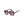 Seitenansicht schwarze Sonnenbrille mit braun verlaufenden Gläsern