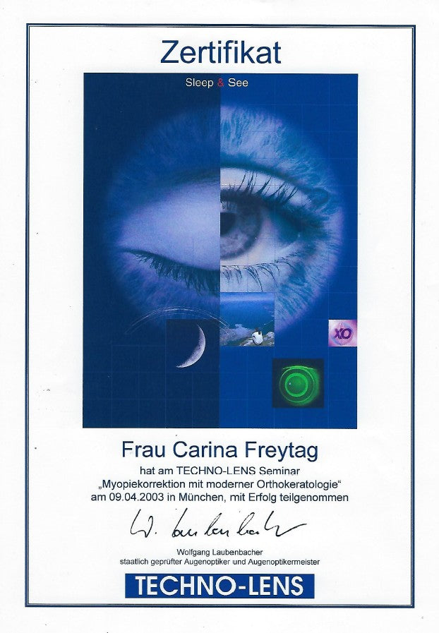 Myopiekorrektion mit moderner Orthokeratologie