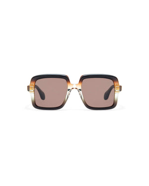 Sonnenbrille braun verlaufend mit braunen Gläsern
