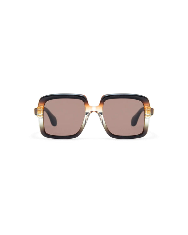 Sonnenbrille braun verlaufend mit braunen Gläsern
