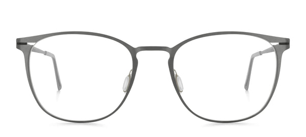 dunkelgrau matte Titan-Brillenfassung von Munic Eyewear aus München.